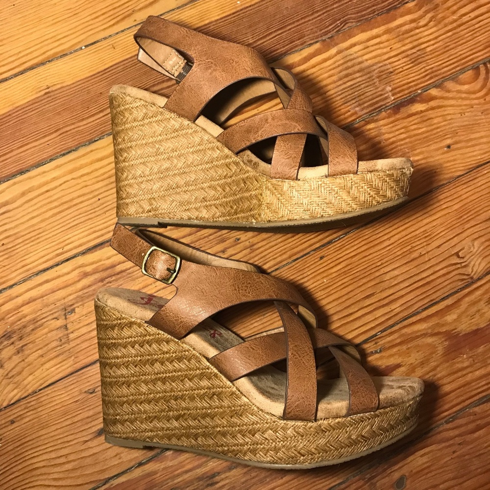 Jellypop Springs Platform Wedge Heel Sandals